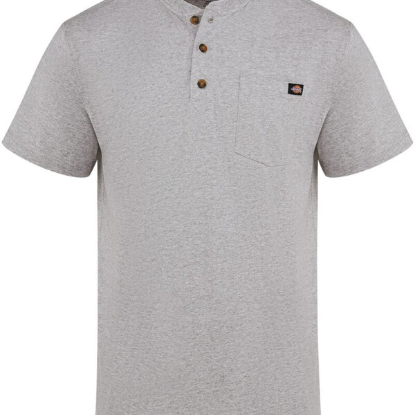 Men's Tall Heavyweight Traditional Short Sleeve Henley Thumbnail