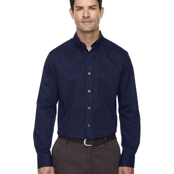 Men's Tall Operate Long Sleeve Twill Dress Shirt Thumbnail