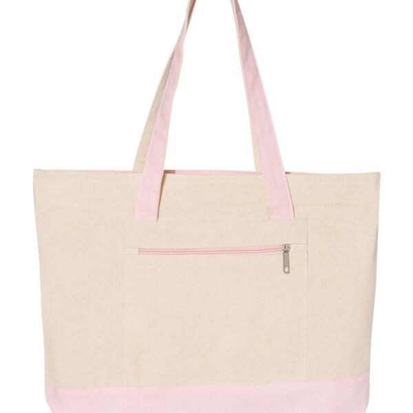 PVT LB CANVAS ZIPPR TOTE Thumbnail