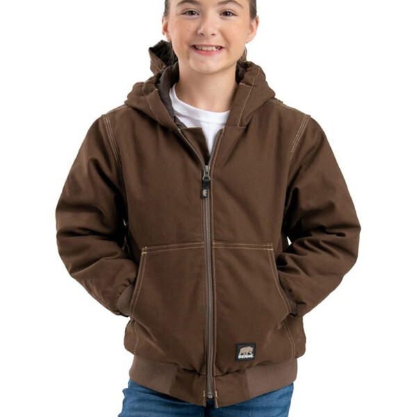 Youth Highland Softstone Duck Hooded Jacket Thumbnail