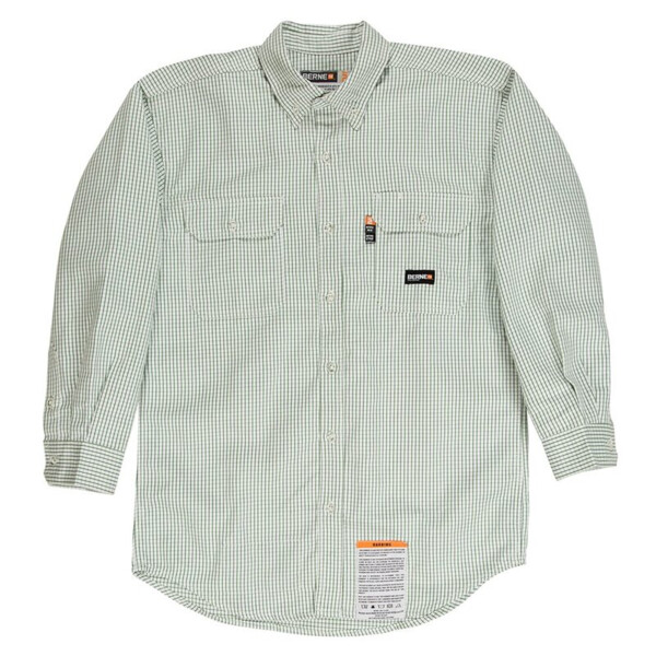 Men's Flame-Resistant Down Plaid Work Shirt Thumbnail