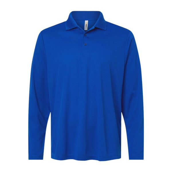Men's Nova Performance Long Sleeve Pique Polo Thumbnail