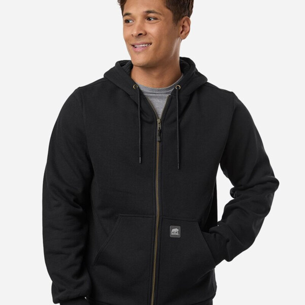 Men's Heritage Grid Fleece-Lined Full-Zip Hooded Sweatshirt Thumbnail