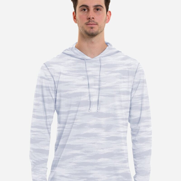 Men's Low Pro Tech Camo Hooded Long Sleeve T-Shirt Thumbnail