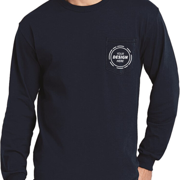 Ultra Cotton® Long Sleeve Pocket T-Shirt Thumbnail