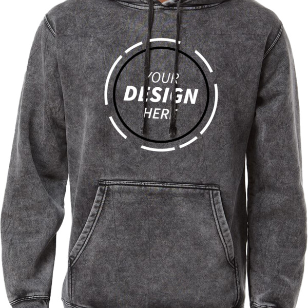 Unisex Midweight Mineral Wash Hooded Sweatshirt Thumbnail
