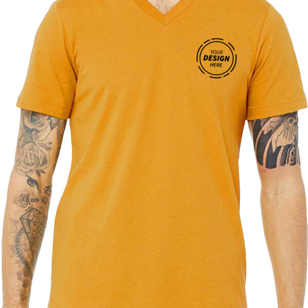 Unisex Jersey V-Neck Tee Thumbnail