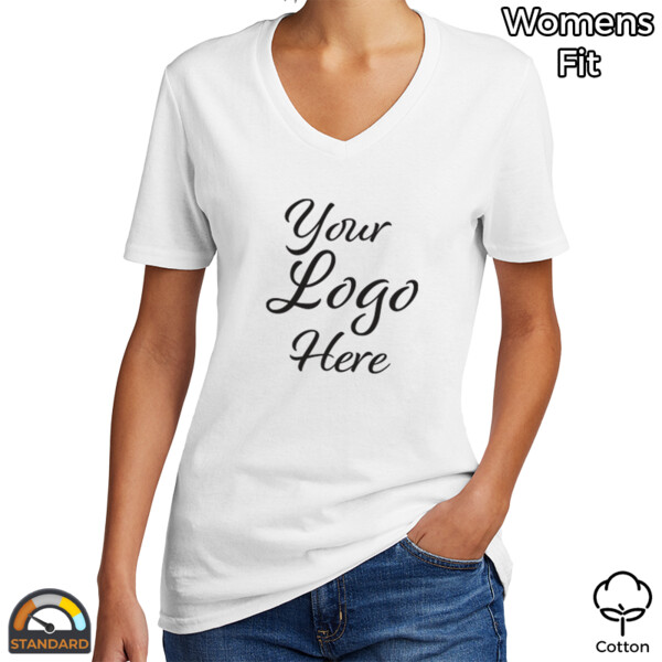 Ladies Core Cotton V Neck Tee Thumbnail