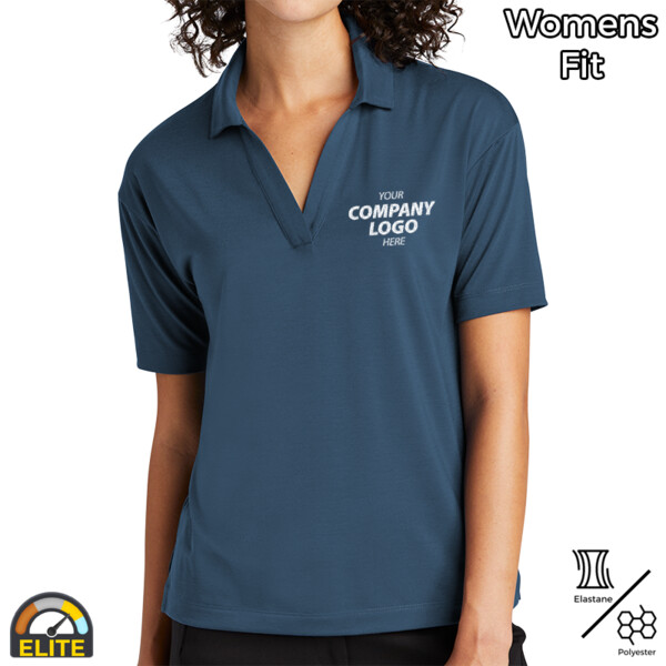 Women's Stretch Jersey Polo Thumbnail