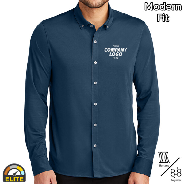 Stretch Jersey Long Sleeve Shirt Thumbnail