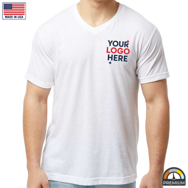 Poly-Rich V-Neck T-Shirt Thumbnail